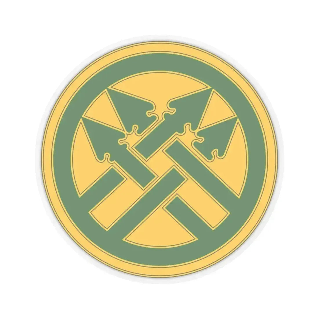 220th Military Police Brigade (U.S. Army) STICKER Vinyl Kiss-Cut Decal 6 Inch Transparent - The Sticker Space