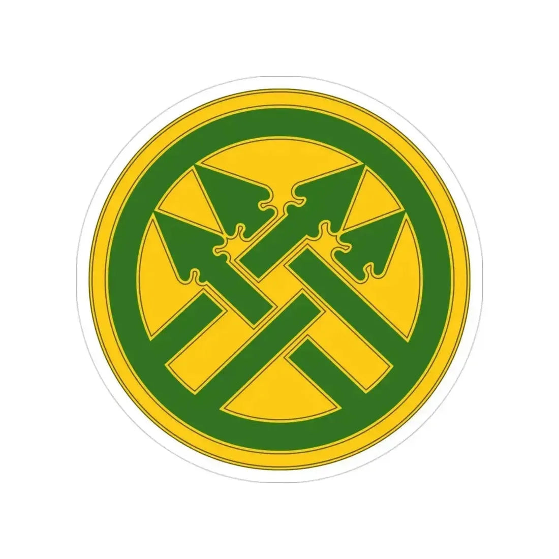 220th Military Police Brigade (U.S. Army) Transparent STICKER Die-Cut Vinyl Decal 3 Inch - The Sticker Space