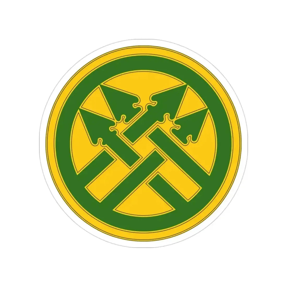 220th Military Police Brigade (U.S. Army) Transparent STICKER Die-Cut Vinyl Decal 3 Inch - The Sticker Space
