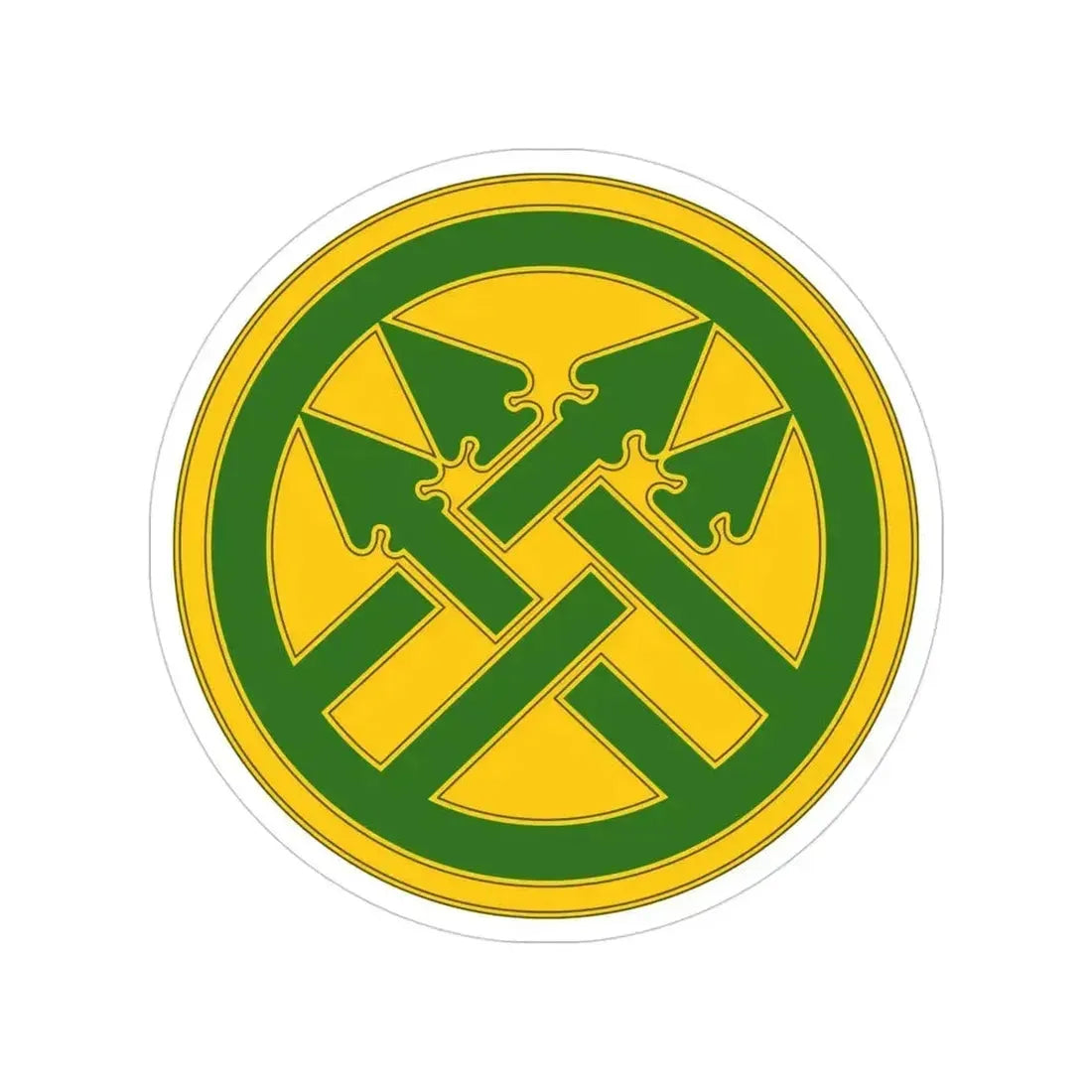 220th Military Police Brigade (U.S. Army) Transparent STICKER Die-Cut Vinyl Decal 4 Inch - The Sticker Space
