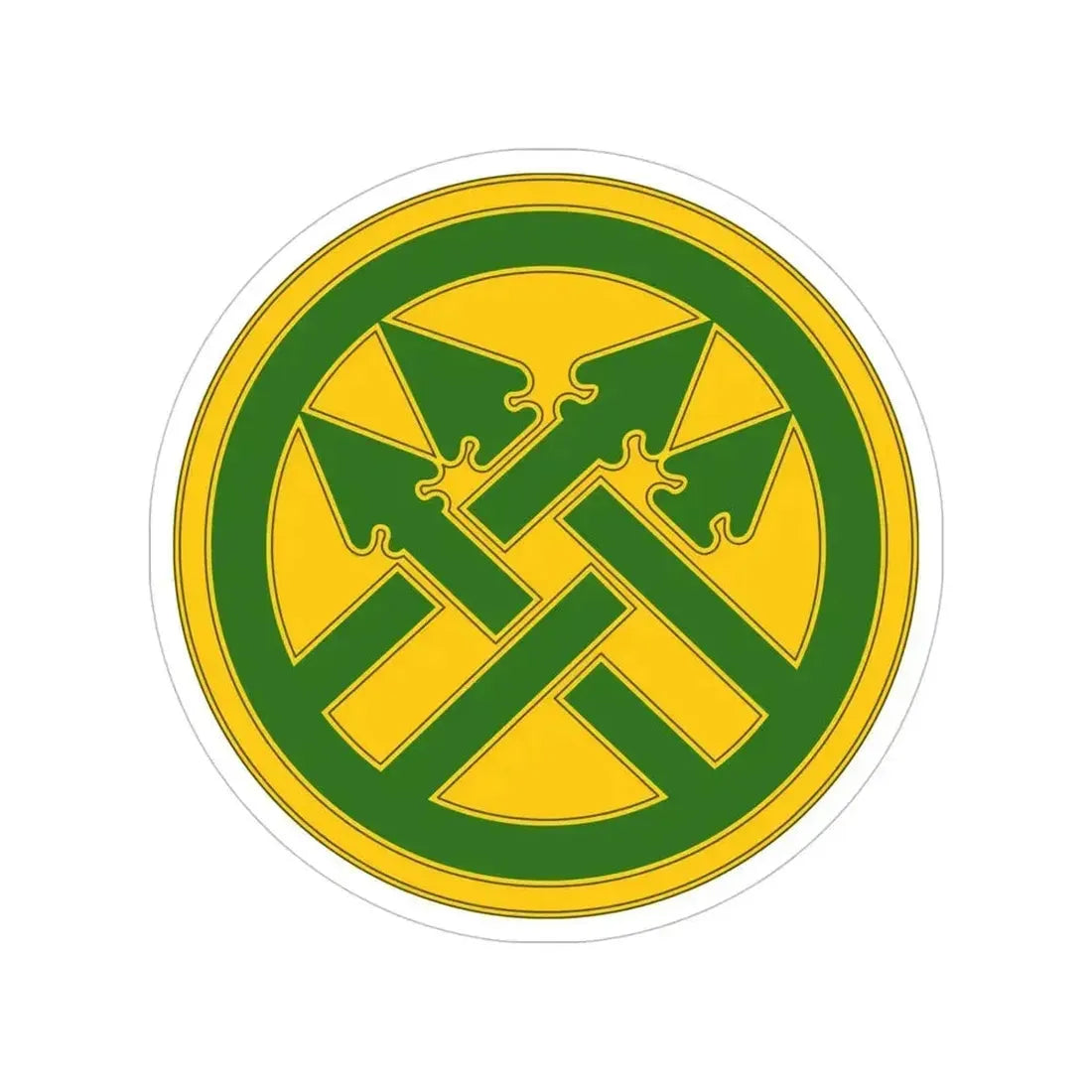 220th Military Police Brigade (U.S. Army) Transparent STICKER Die-Cut Vinyl Decal 5 Inch - The Sticker Space
