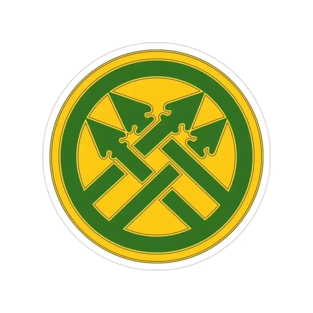 220th Military Police Brigade (U.S. Army) Transparent STICKER Die-Cut Vinyl Decal 5 Inch - The Sticker Space