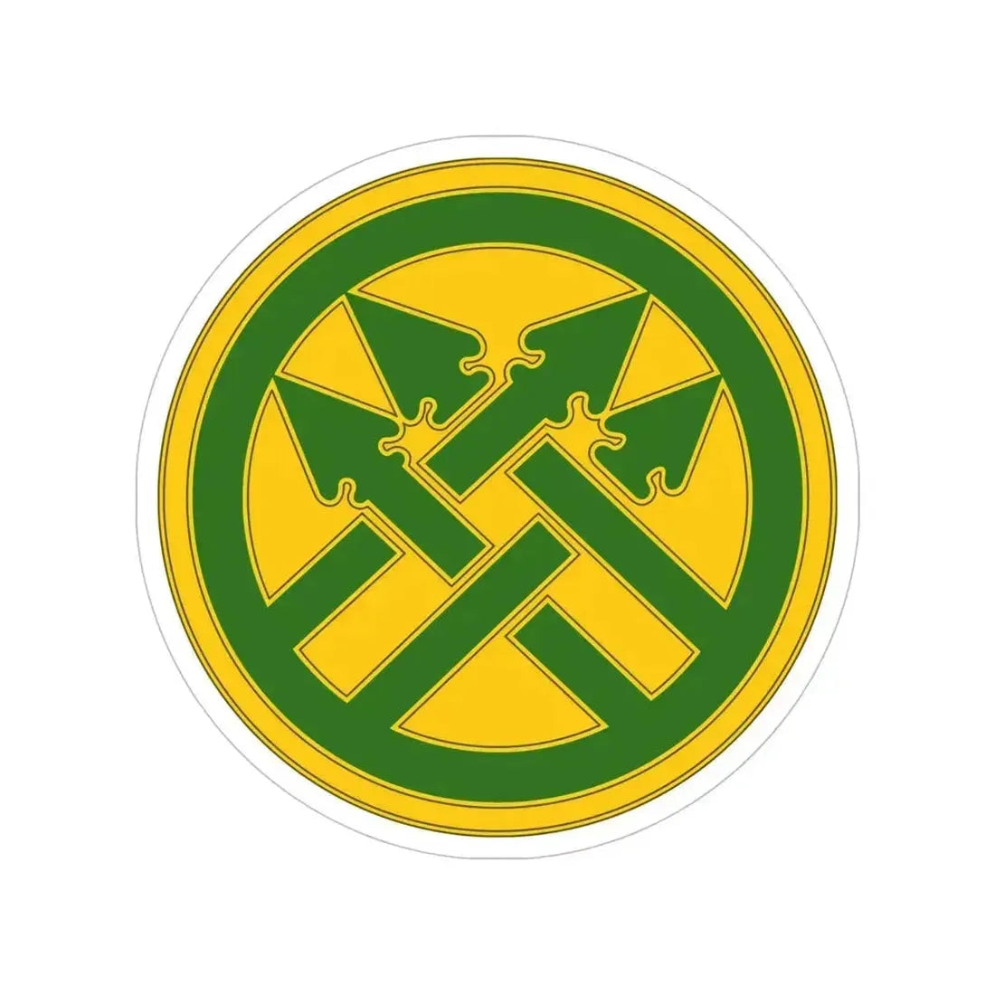 220th Military Police Brigade (U.S. Army) Transparent STICKER Die-Cut Vinyl Decal 6 Inch - The Sticker Space