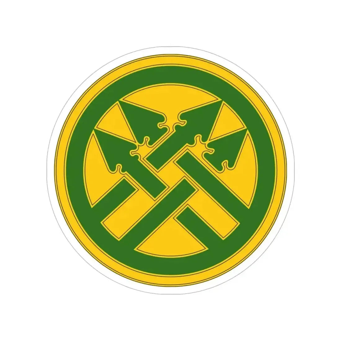 220th Military Police Brigade (U.S. Army) Transparent STICKER Die-Cut Vinyl Decal 6 Inch - The Sticker Space