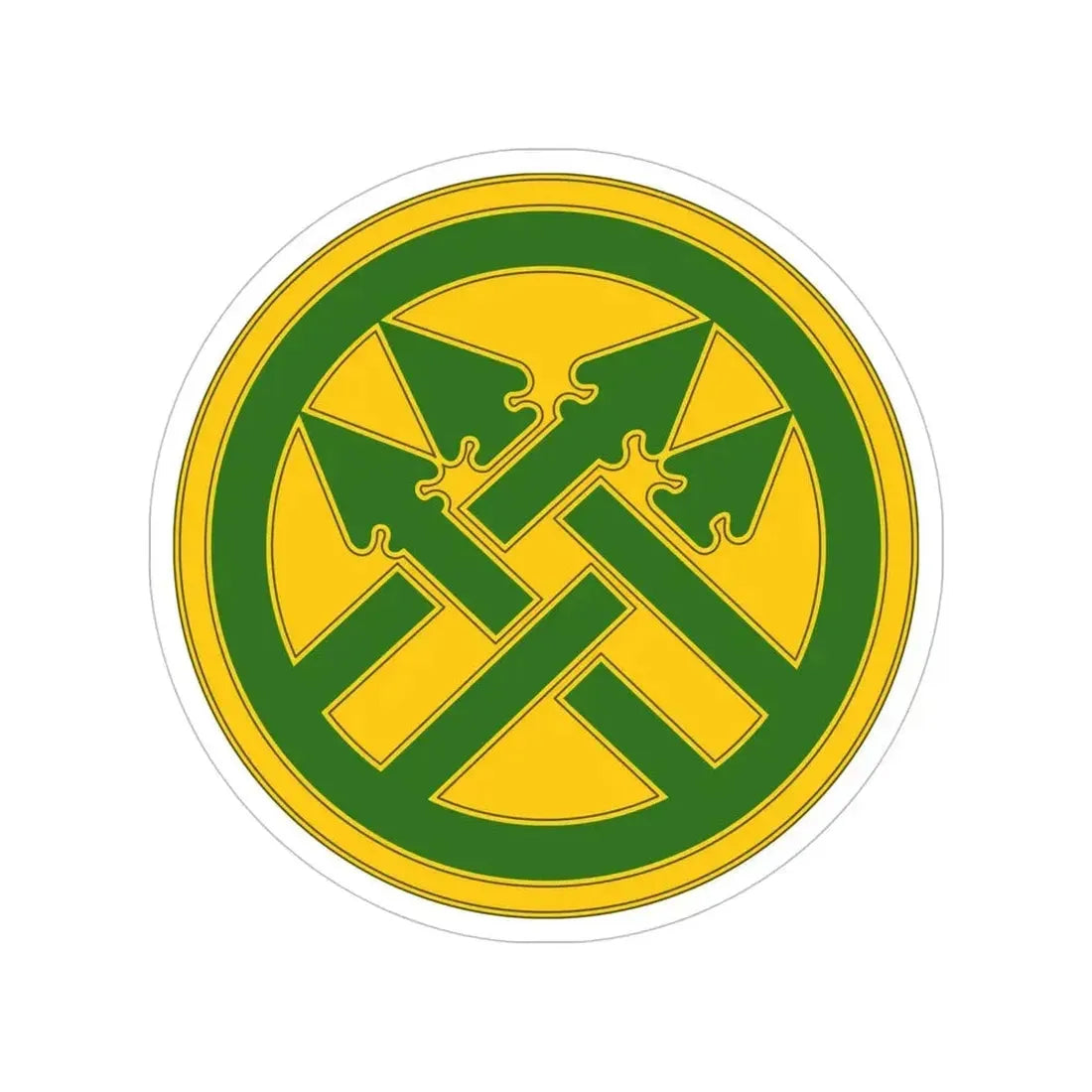 220th Military Police Brigade (U.S. Army) Transparent STICKER Die-Cut Vinyl Decal - The Sticker Space