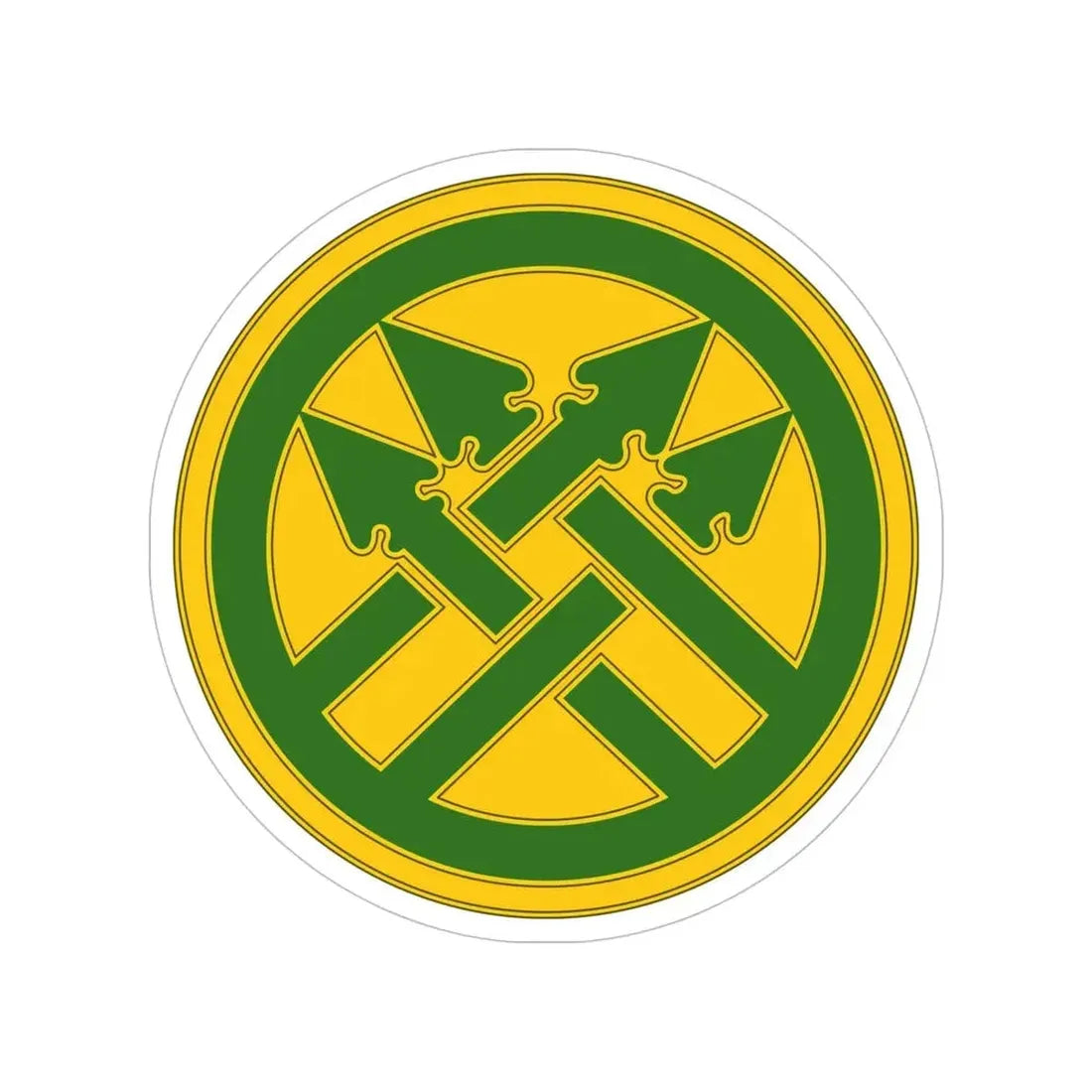 220th Military Police Brigade (U.S. Army) Transparent STICKER Die-Cut Vinyl Decal - The Sticker Space