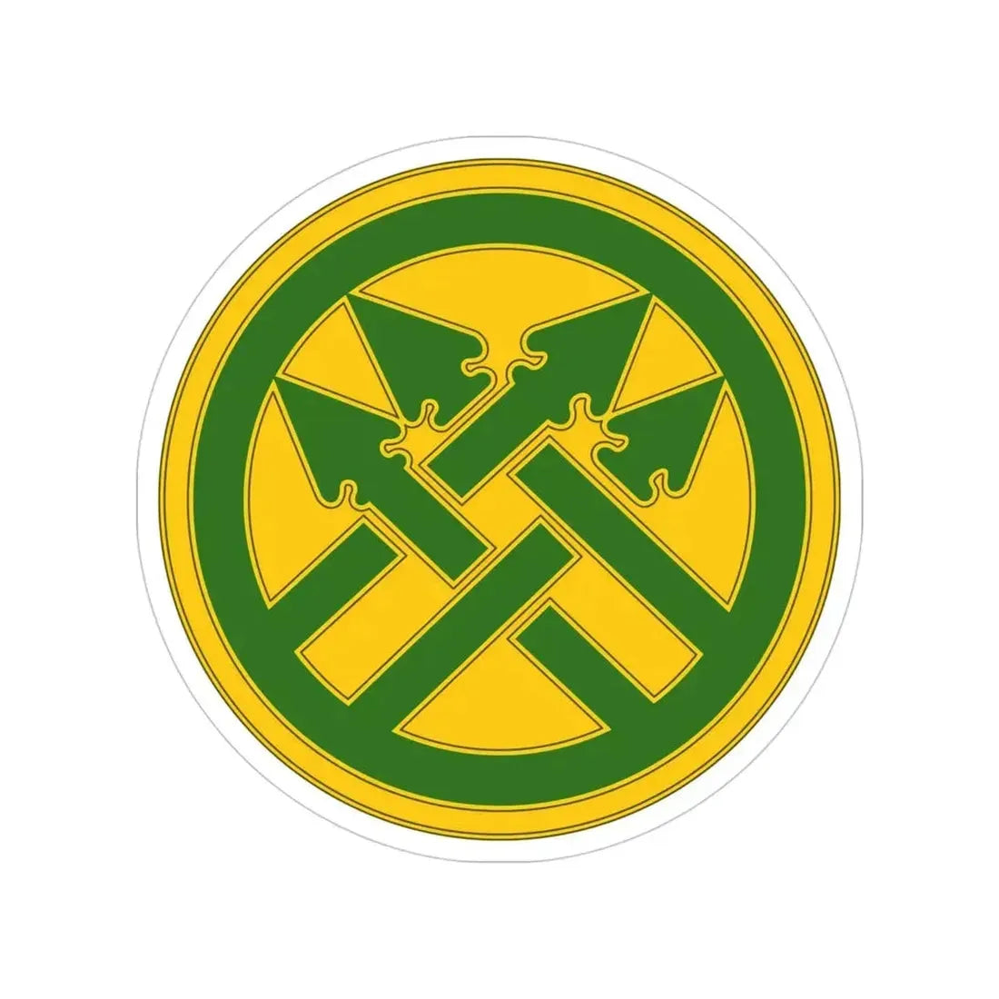 220th Military Police Brigade (U.S. Army) Transparent STICKER Die-Cut Vinyl Decal - The Sticker Space
