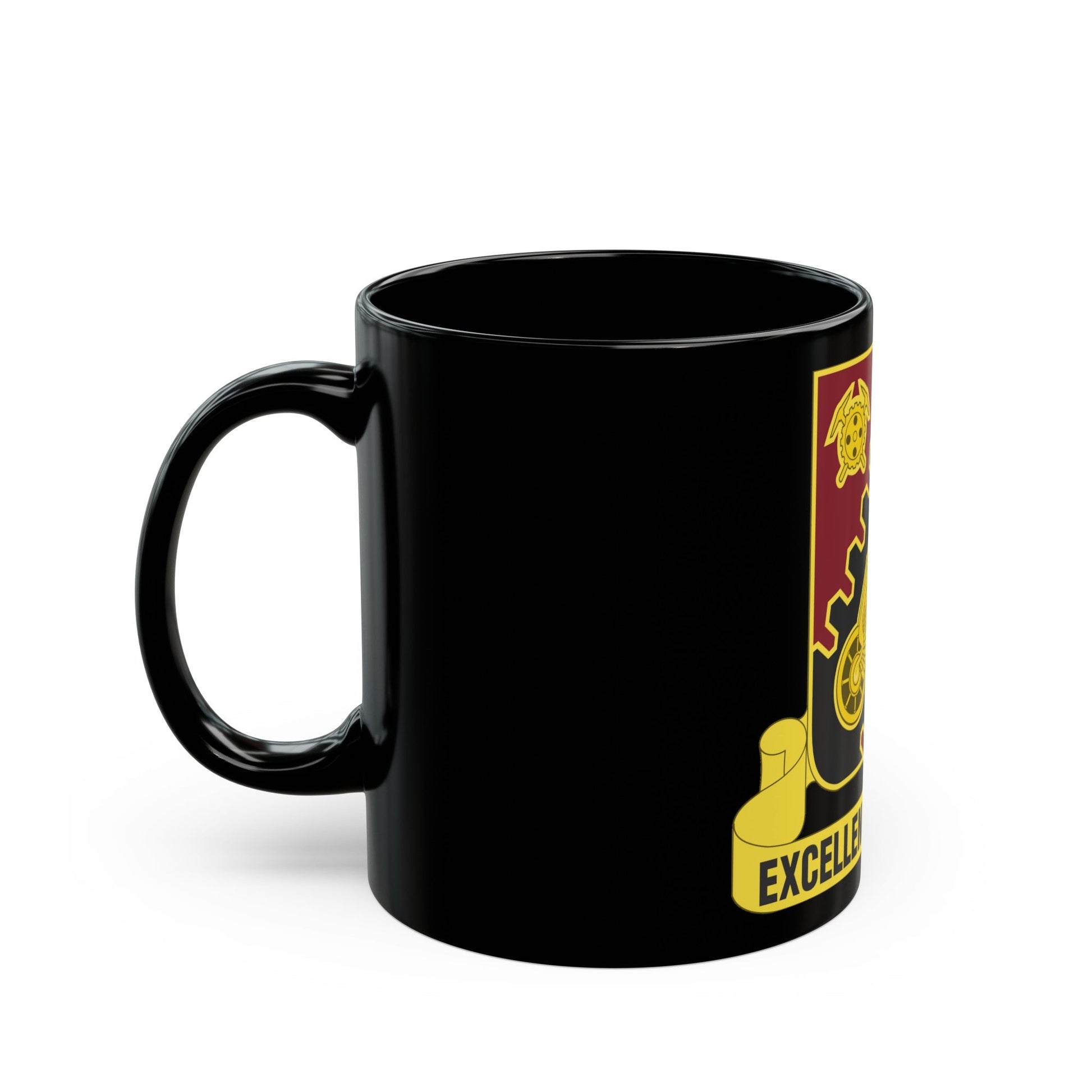 220th Transportation Battalion (U.S. Army) Black Coffee Mug-The Sticker Space