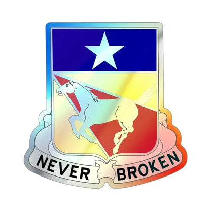 221 Cavalry Regiment (U.S. Army) Holographic STICKER Die-Cut Vinyl Decal - The Sticker Space