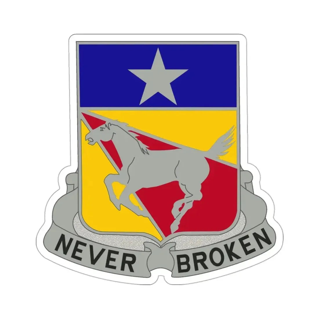 221 Cavalry Regiment (U.S. Army) STICKER Vinyl Die-Cut Decal 3 Inch - The Sticker Space