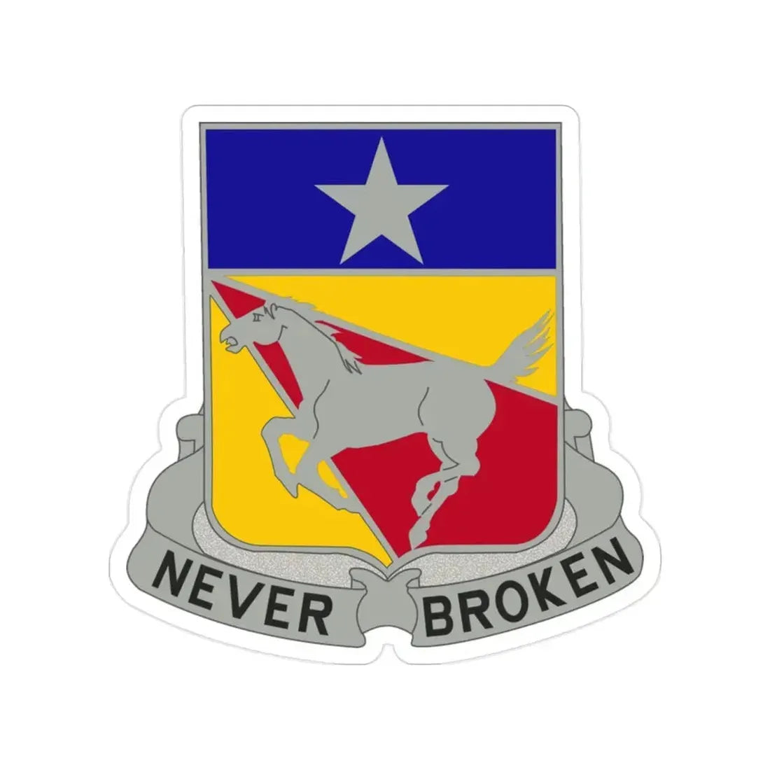 221 Cavalry Regiment (U.S. Army) Transparent STICKER Die-Cut Vinyl Decal 2 Inch - The Sticker Space