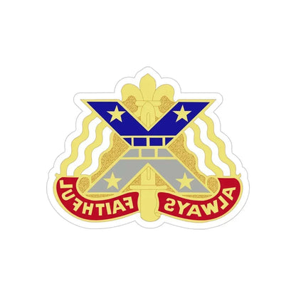 221 Engineer Group (U.S. Army) REVERSE PRINT Transparent Die-Cut STICKER - The Sticker Space