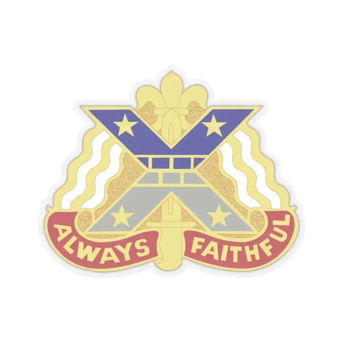 221 Engineer Group (U.S. Army) STICKER Vinyl Kiss-Cut Decal 2 Inch Transparent - The Sticker Space