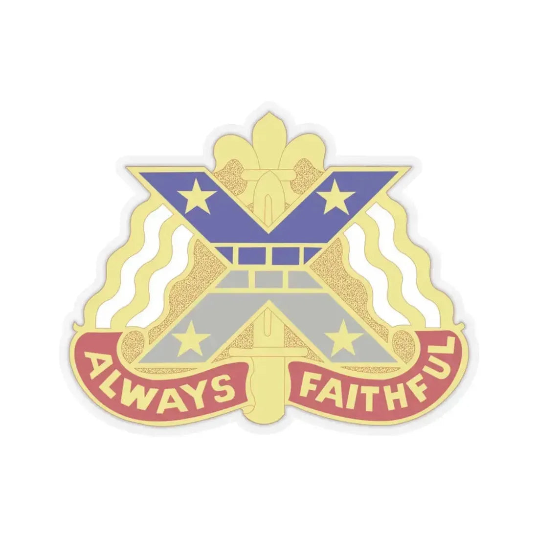 221 Engineer Group (U.S. Army) STICKER Vinyl Kiss-Cut Decal 3 Inch Transparent - The Sticker Space