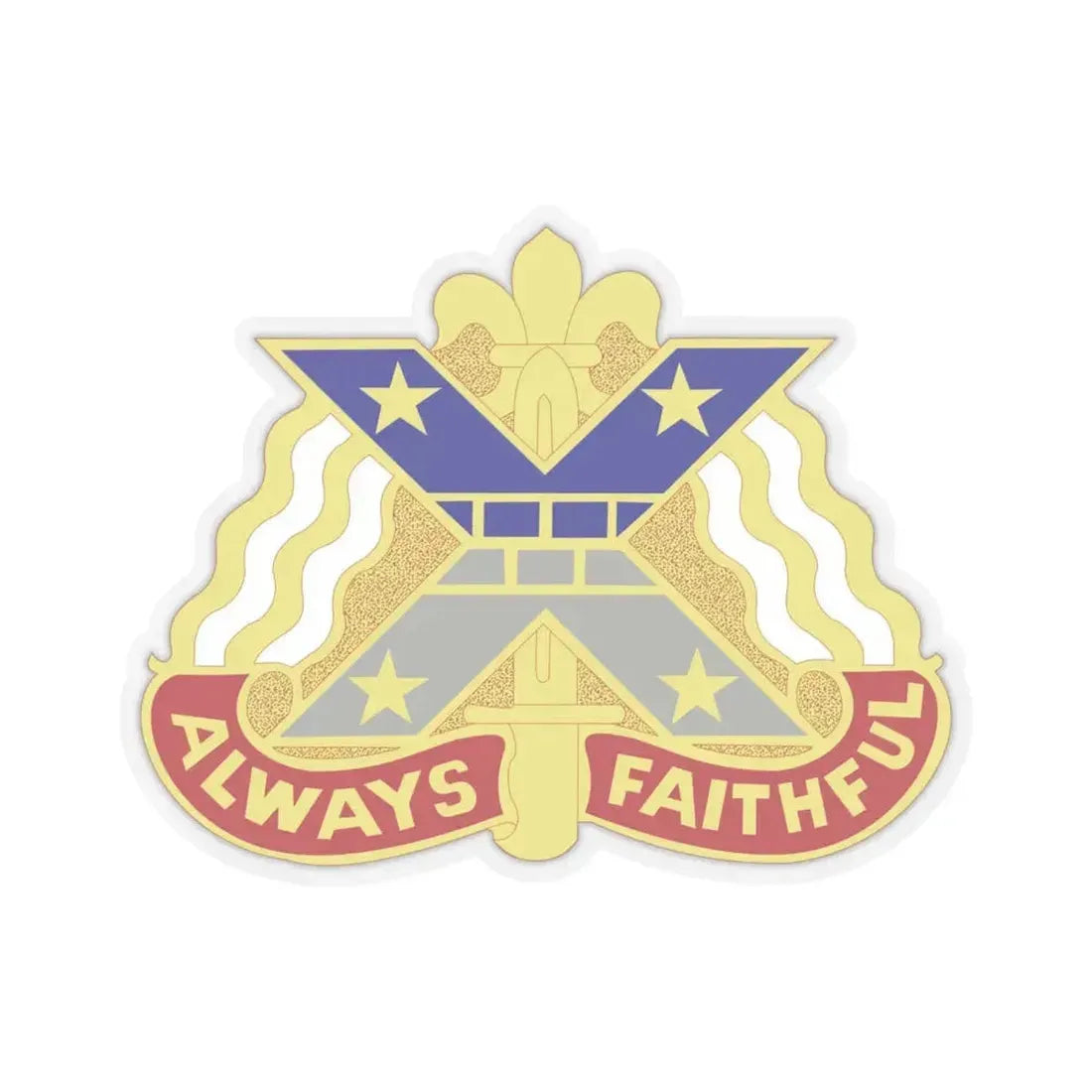 221 Engineer Group (U.S. Army) STICKER Vinyl Kiss-Cut Decal 6 Inch Transparent - The Sticker Space