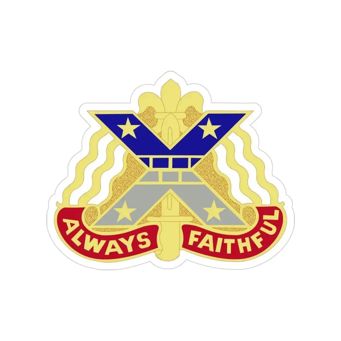 221 Engineer Group (U.S. Army) Transparent STICKER Die-Cut Vinyl Decal 3 Inch - The Sticker Space