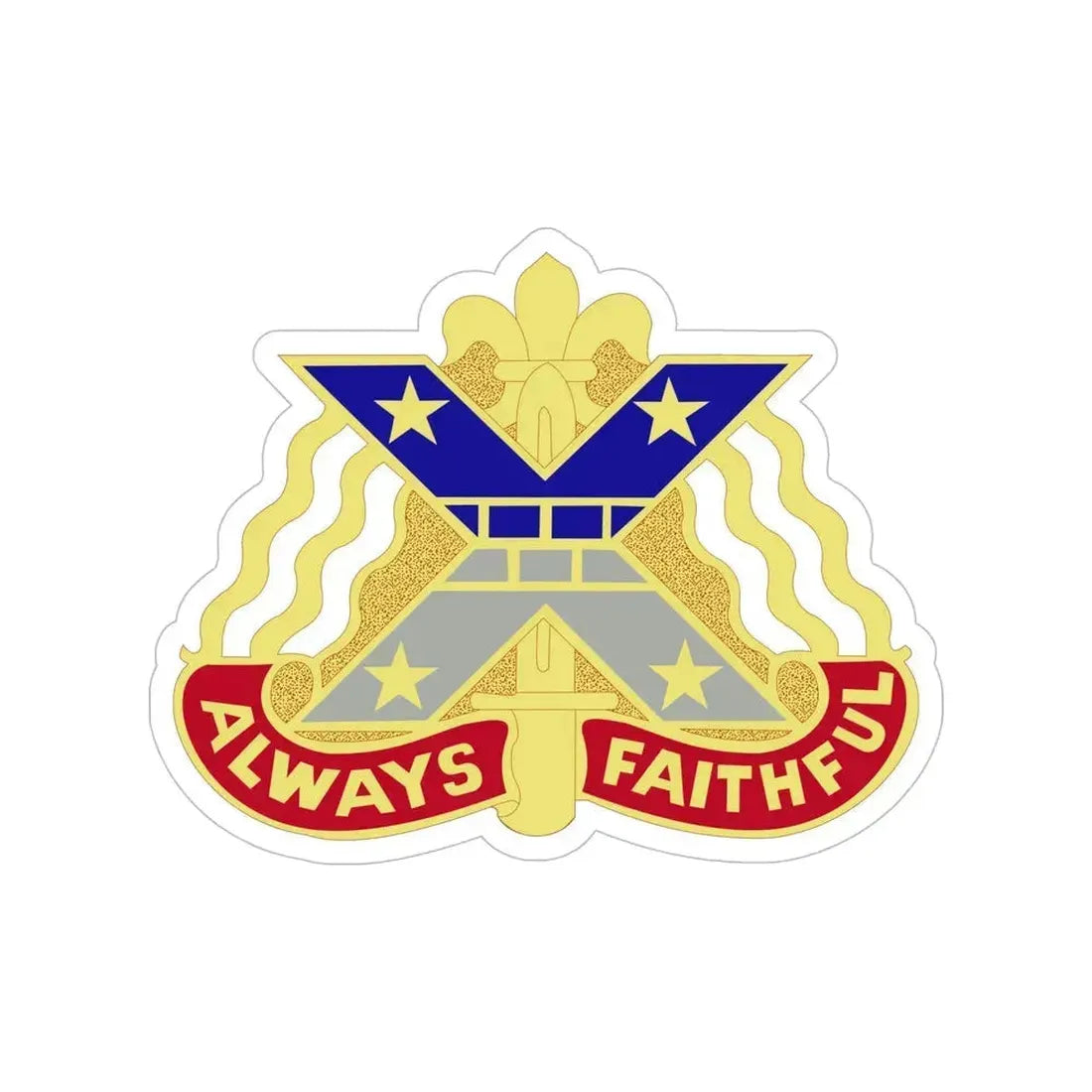 221 Engineer Group (U.S. Army) Transparent STICKER Die-Cut Vinyl Decal 6 Inch - The Sticker Space