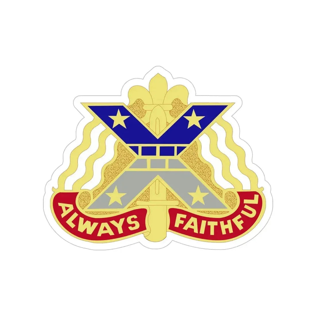 221 Engineer Group (U.S. Army) Transparent STICKER Die-Cut Vinyl Decal - The Sticker Space