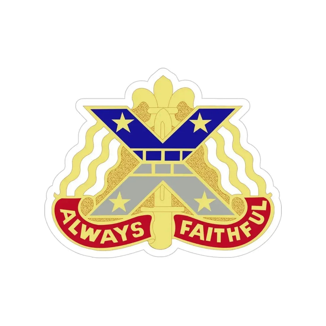 221 Engineer Group (U.S. Army) Transparent STICKER Die-Cut Vinyl Decal - The Sticker Space