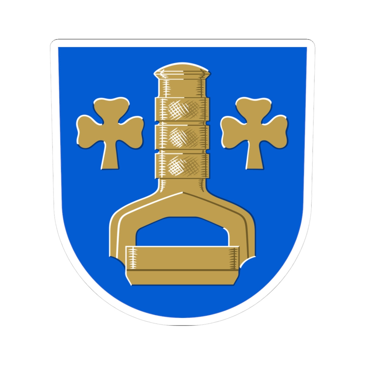 Äetsä.vaakuna (Finland) (Coat of Arms) STICKER Vinyl Kiss-Cut Decal