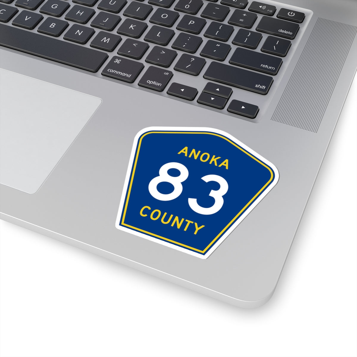 Anoka County 83 (Minnesota) (Road Sign) STICKER Vinyl Kiss-Cut Decal