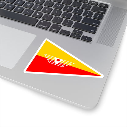 Flag of Japan Air Transport (Japan) STICKER Vinyl Kiss-Cut Decal