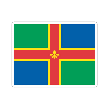 Flag of Lincolnshire (England) STICKER Vinyl Kiss-Cut Decal