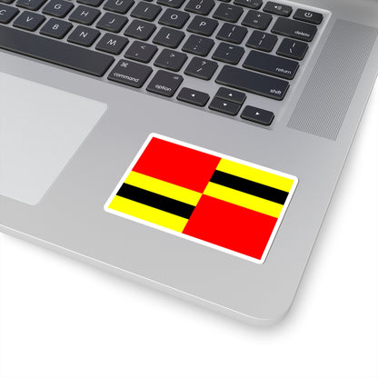 Flag of Ushant (France) STICKER Vinyl Kiss-Cut Decal