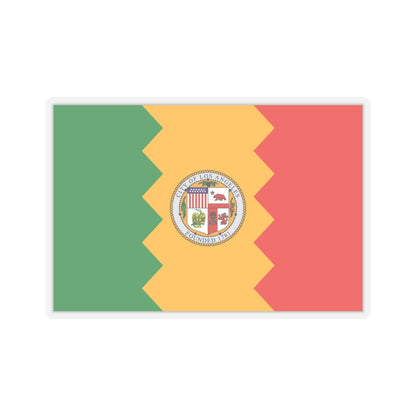 Flag of Los Angeles, California - STICKER Vinyl Kiss-Cut Decal