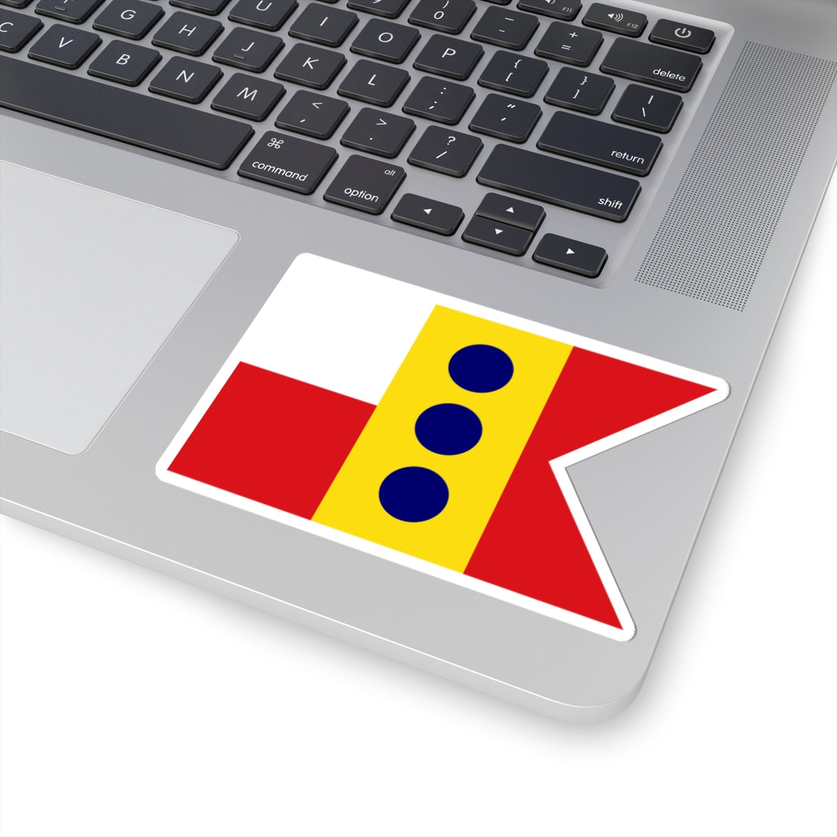 Flag of Minister Plenipotentiary Spain 1923-1931 1938-1977 (Spain) STICKER Vinyl Kiss-Cut Decal