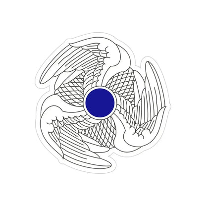 222 Aviation Regiment (U.S. Army) REVERSE PRINT Transparent Die-Cut STICKER - The Sticker Space