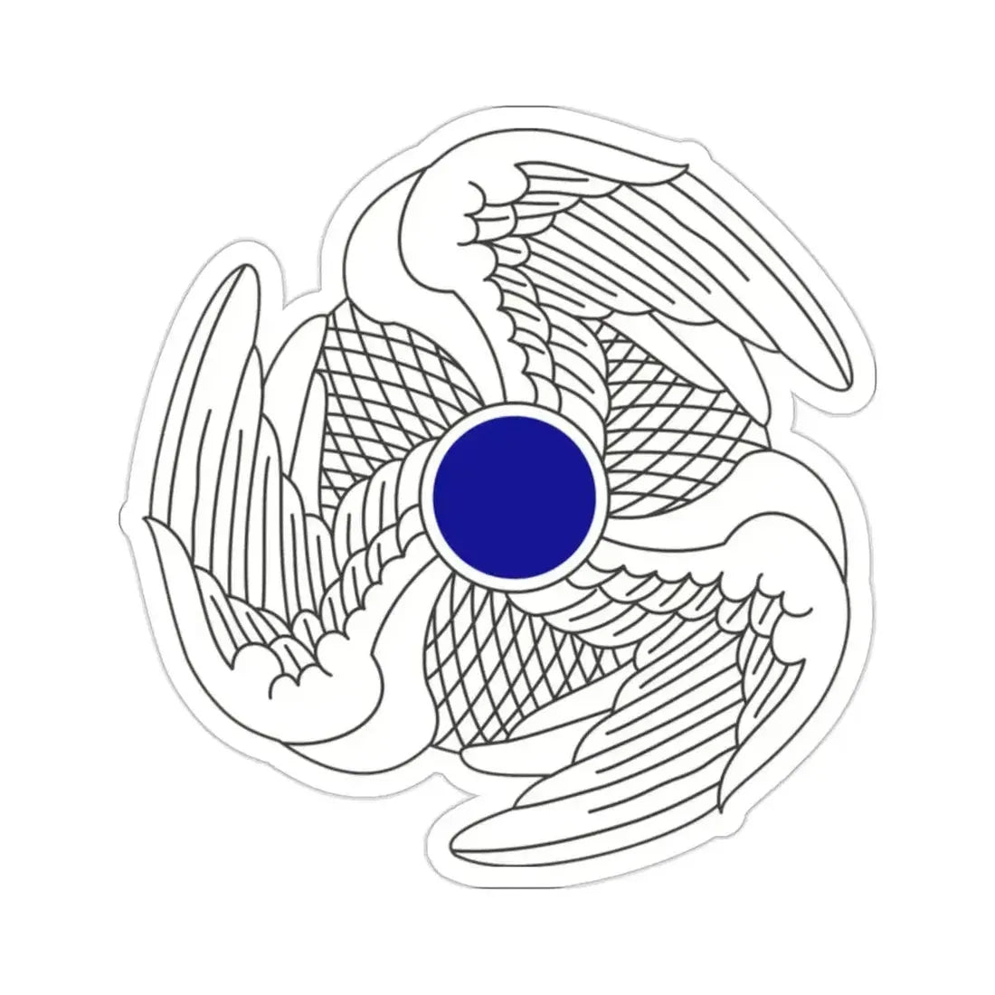 222 Aviation Regiment (U.S. Army) STICKER Vinyl Die-Cut Decal 2 Inch - The Sticker Space