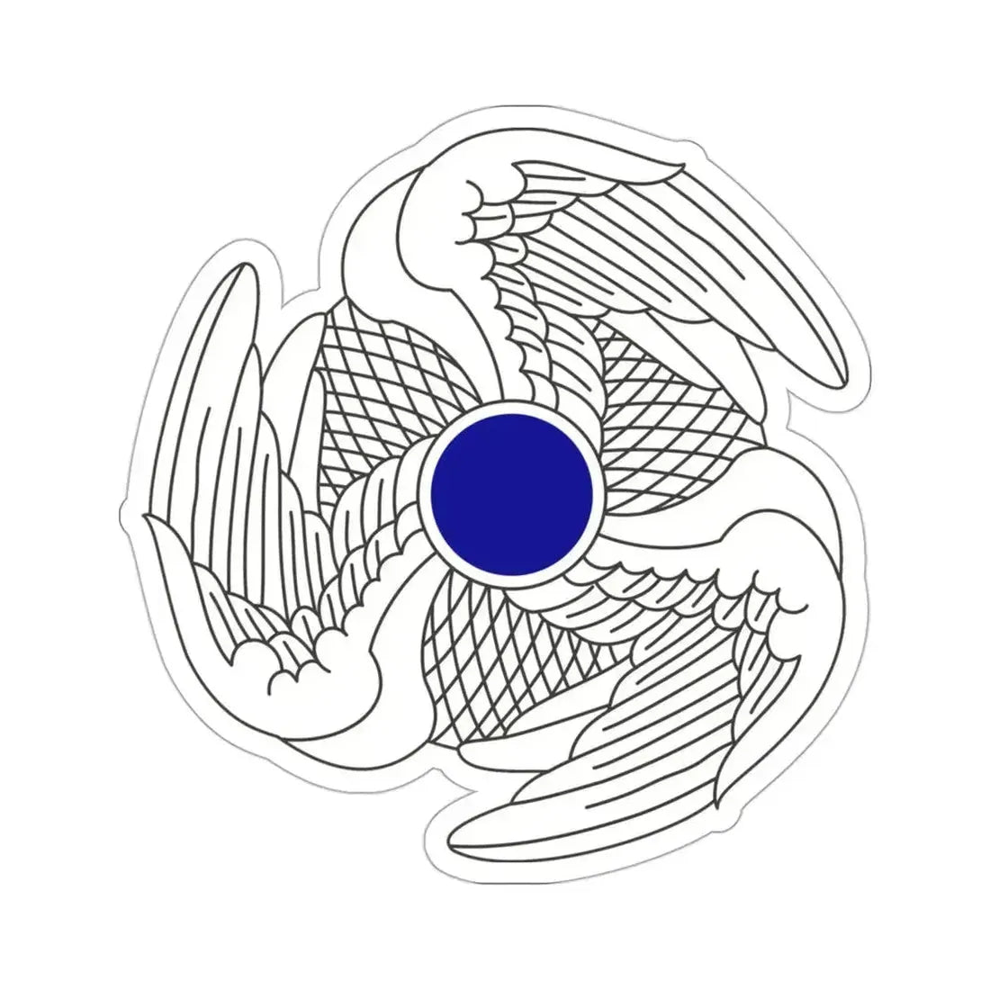 222 Aviation Regiment (U.S. Army) STICKER Vinyl Die-Cut Decal 3 Inch - The Sticker Space