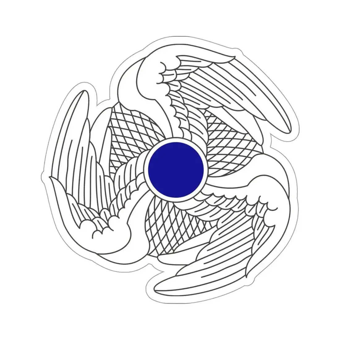 222 Aviation Regiment (U.S. Army) STICKER Vinyl Die-Cut Decal 4 Inch - The Sticker Space