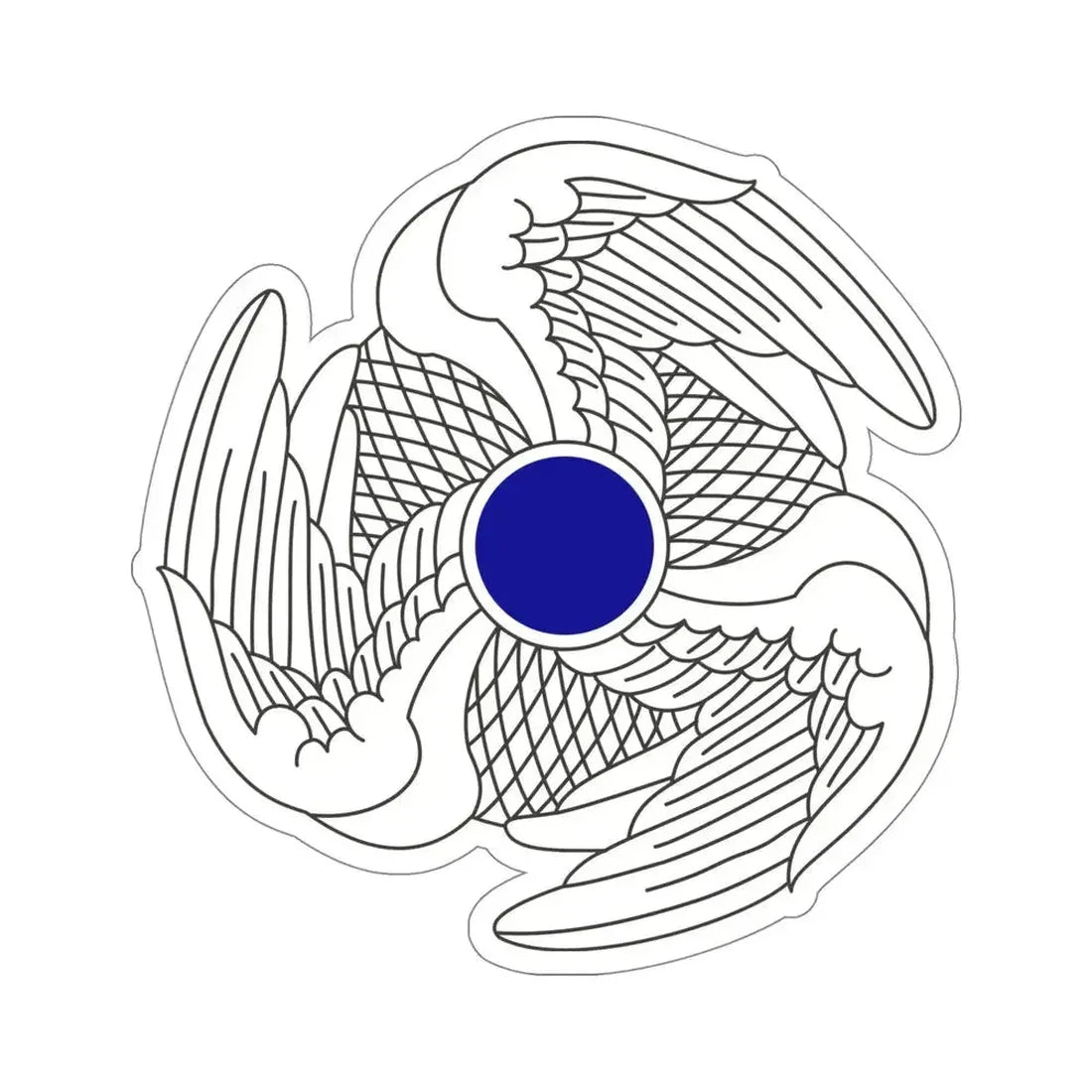 222 Aviation Regiment (U.S. Army) STICKER Vinyl Die-Cut Decal 5 Inch - The Sticker Space