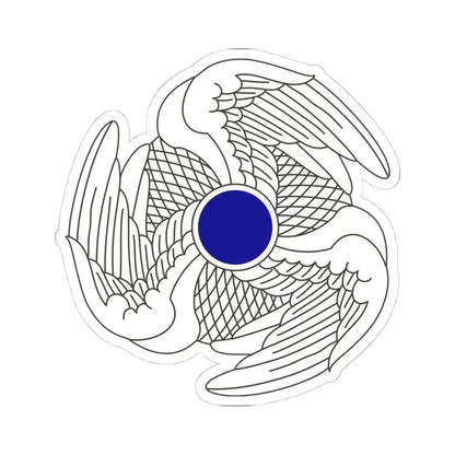 222 Aviation Regiment (U.S. Army) STICKER Vinyl Kiss-Cut Decal 4 Inch White - The Sticker Space