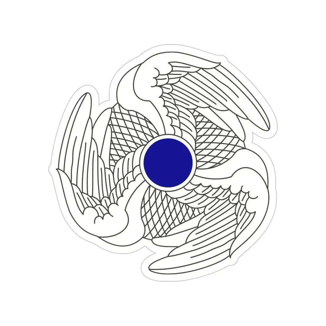 222 Aviation Regiment (U.S. Army) Transparent STICKER Die-Cut Vinyl Decal 6 Inch - The Sticker Space