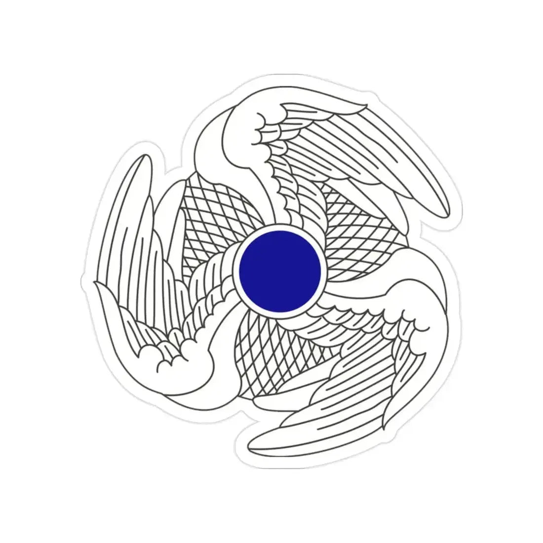 222 Aviation Regiment (U.S. Army) Transparent STICKER Die-Cut Vinyl Decal - The Sticker Space