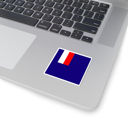 Flag of the Minister of Overseas France (France) STICKER Vinyl Kiss-Cut Decal