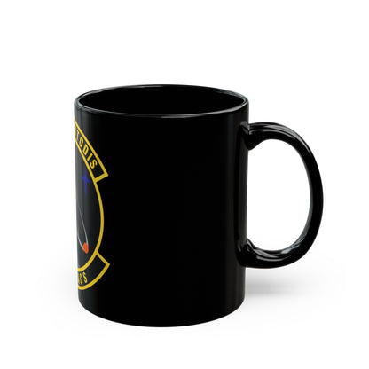 222d Command & Control Squadron (U.S. Air Force) Black Coffee Mug-The Sticker Space