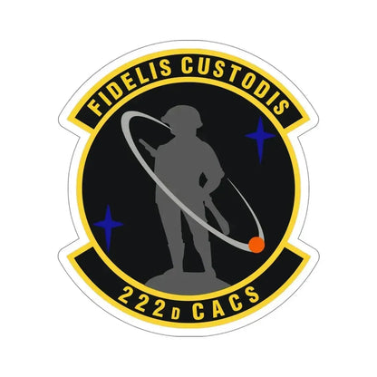 222d Command & Control Squadron (U.S. Air Force) STICKER Vinyl Die-Cut Decal 5 Inch - The Sticker Space