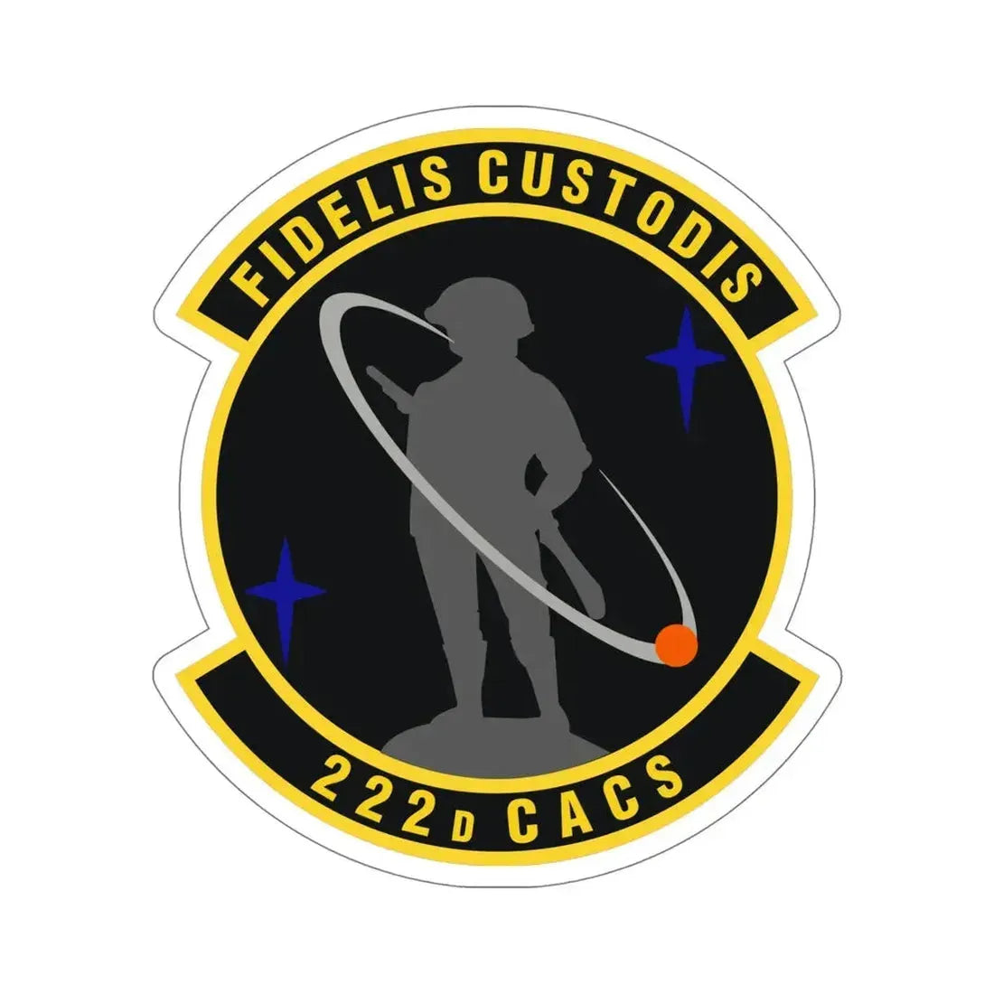 222d Command & Control Squadron (U.S. Air Force) STICKER Vinyl Die-Cut Decal - The Sticker Space