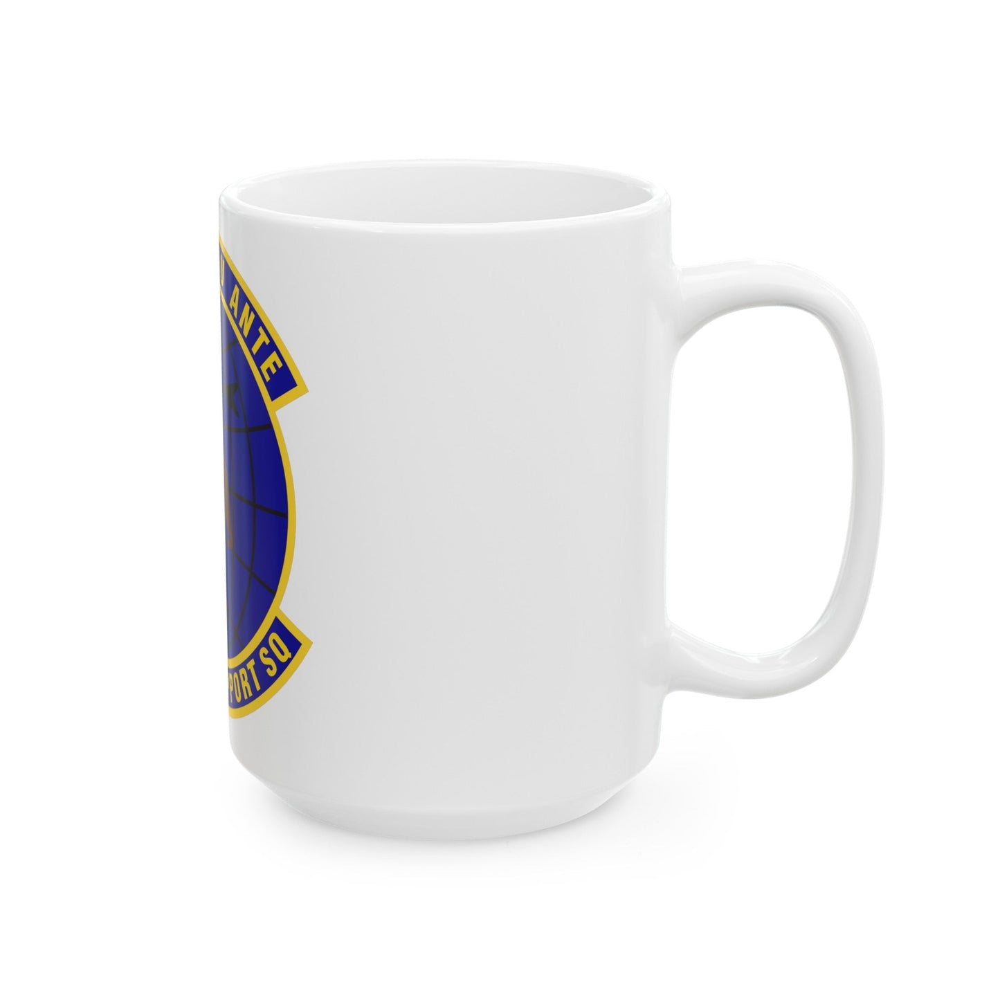 222d Operations Support Squadron (U.S. Air Force) White Coffee Mug-The Sticker Space