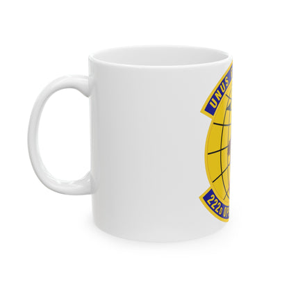 222d Operations Support Squadron (U.S. Air Force) White Coffee Mug-The Sticker Space