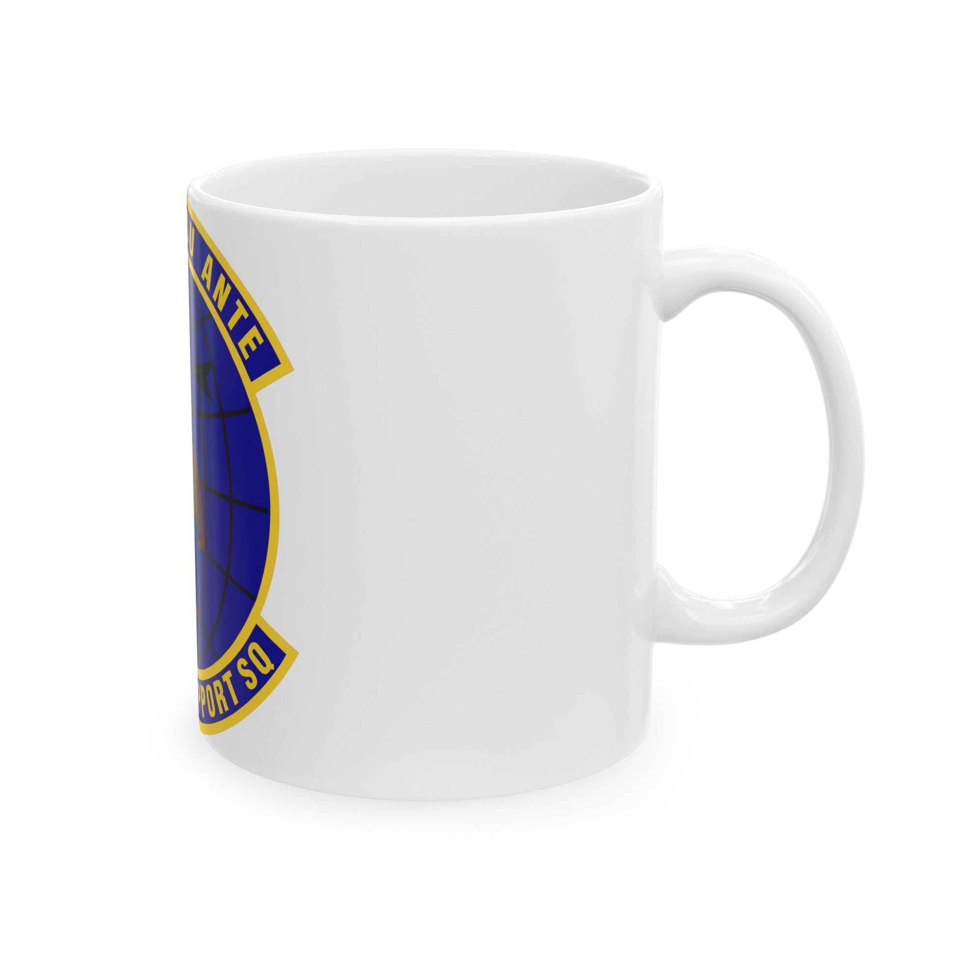 222d Operations Support Squadron (U.S. Air Force) White Coffee Mug-The Sticker Space