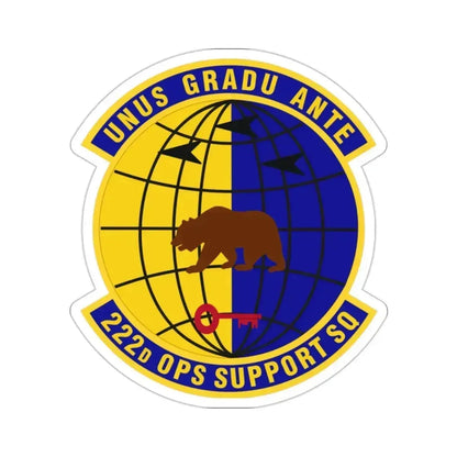 222d Operations Support Squadron (U.S. Air Force) STICKER Vinyl Die-Cut Decal 2 Inch - The Sticker Space