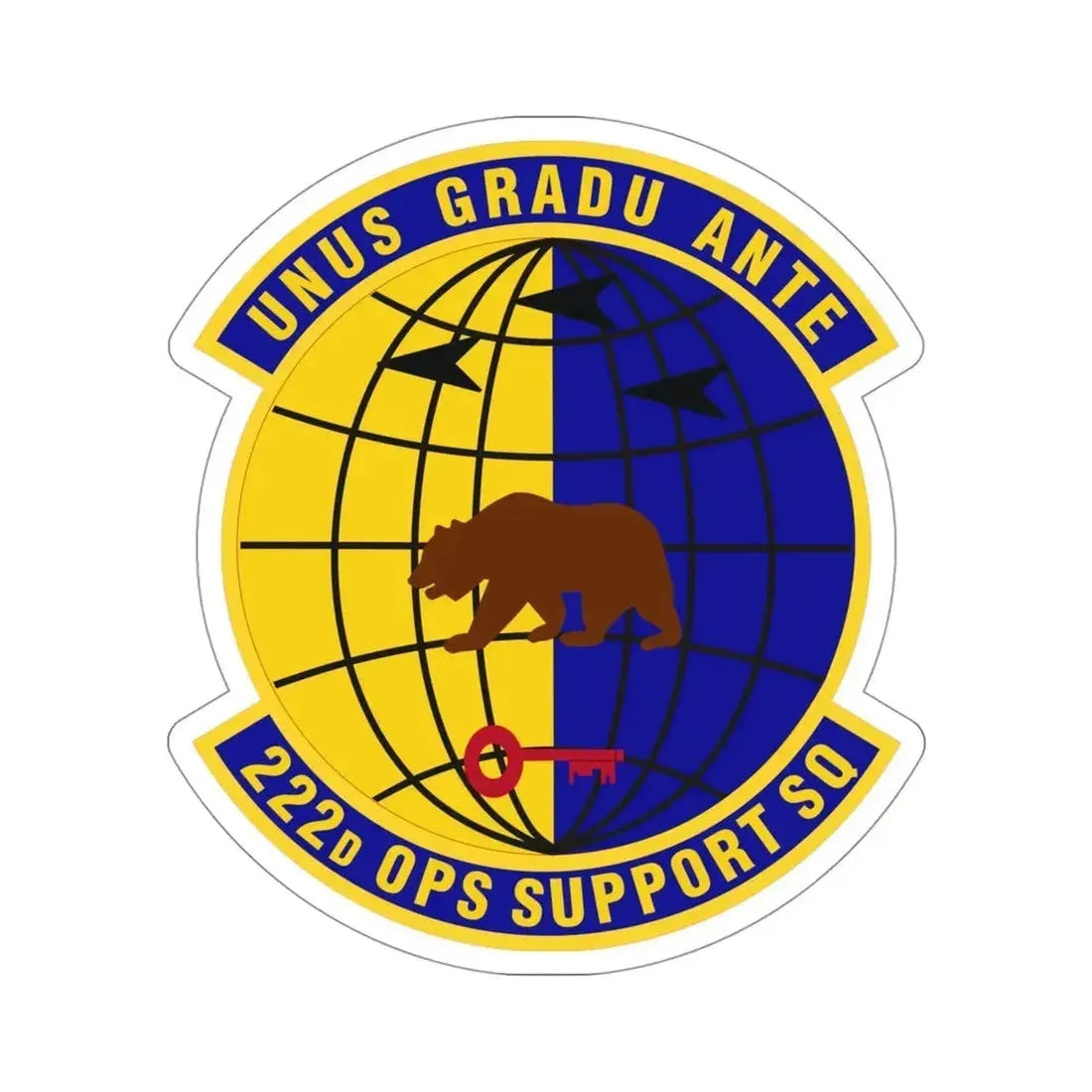 222d Operations Support Squadron (U.S. Air Force) STICKER Vinyl Die-Cut Decal - The Sticker Space