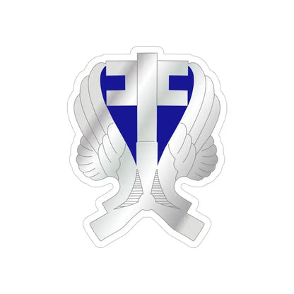 223 Aviation Regiment (U.S. Army) REVERSE PRINT Transparent Die-Cut STICKER 6 Inch Die-Cut Transparent - The Sticker Space