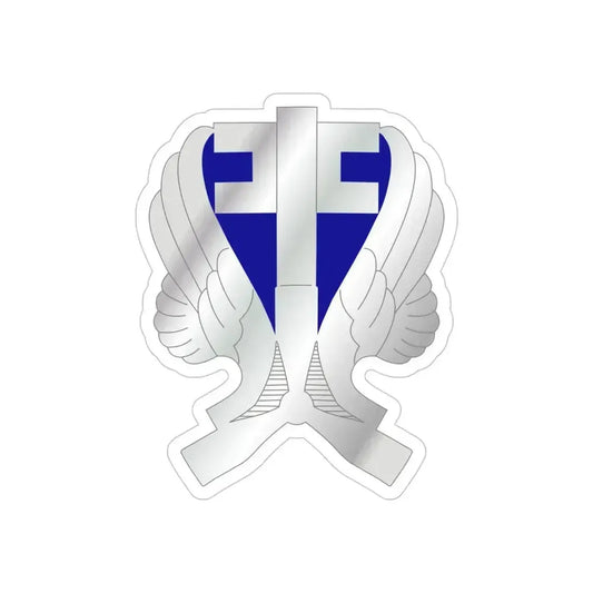 223 Aviation Regiment (U.S. Army) REVERSE PRINT Transparent Die-Cut STICKER 6 Inch Die-Cut Transparent - The Sticker Space