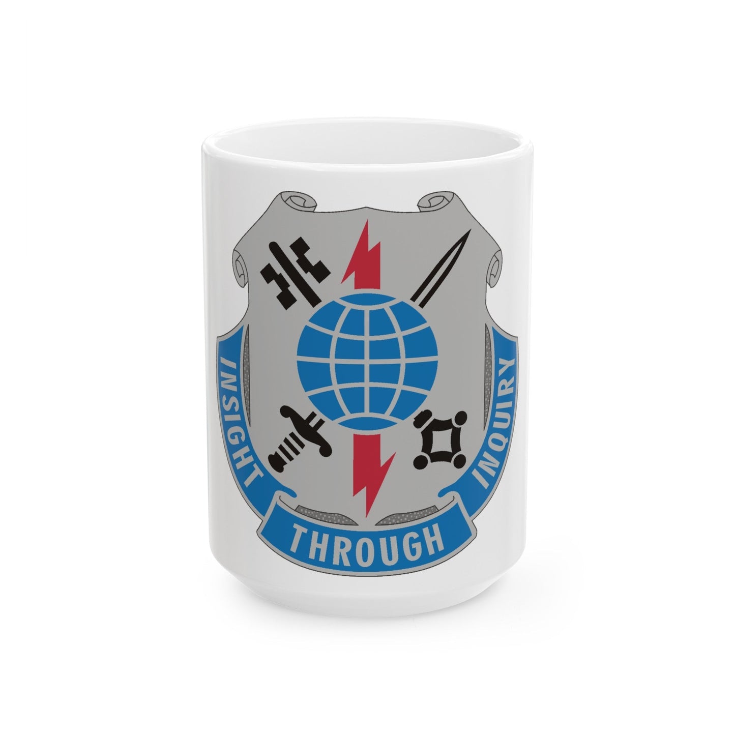 223 Military Intelligence Battalion (U.S. Army) White Coffee Mug-15oz-The Sticker Space